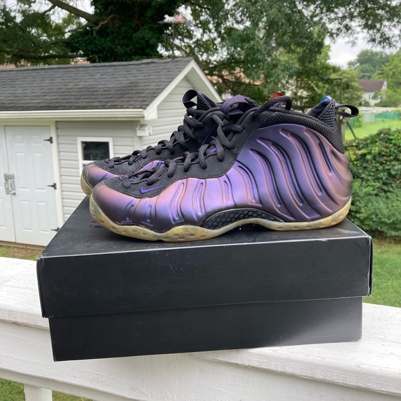 Nike Air Foamposite Eggplant Size  9.5 Mens - Picture 1 of 14